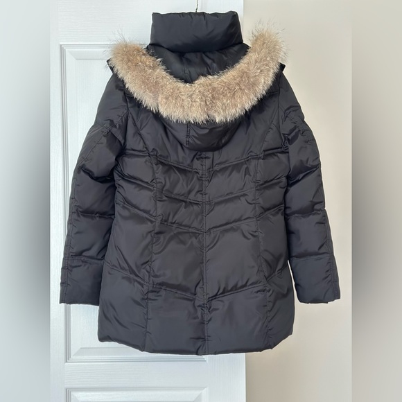 Marc New York, Andrew Marc - Women's Black Mid-Length Puffer Coat (L) - Picture 3 of 16